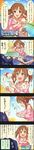  1girl 5koma bare_shoulders brown_eyes brown_hair character_name cinderella_girls_gekijou comic formal head_out_of_frame highres idolmaster idolmaster_cinderella_girls long_image official_art producer_(idolmaster) rowboat rowing short_hair suit tall_image totoki_airi translated twintails 