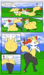  &lt;3 abdominal_bulge anthro braixen canine clothing cloud costume death digestion english_text eyes_closed female female/female female_pred female_prey fluffy frown happy human looking_down mammal neck_bulge nintendo nude open_mouth oral_vore pok&eacute;mon pok&eacute;mon_(species) raised_tail signature size_difference skull slightly_chubby small_pred smile struggling swallowing tairedfox teeth text tongue video_games vore 