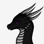  dragon horn invalid_color leviathan magic portrait purple_eyes scales scalie spikes spines teeth viath 