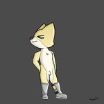  canine fox fox_mccloud hi_res luckyyfoxx mammal nintendo nude penis simple_background star_fox video_games 