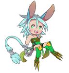  animal_humanoid aurin birbseeds chibi chimer_vesta clothed clothing female happy hi_res humanoid looking_at_viewer simple_background solo white_background wildstar 