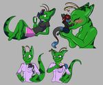  &lt;3 alien clothed clothing cutedeer hi_res irick mammal martian micro mouse multiple_poses pose rodent size_difference zahlia 