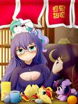  2017 alternate_species beverage blue_eyes blue_hair breasts chibi cleavage clothed clothing cup cute equestria_girls equine eyewear feathered_wings feathers female feral friendship_is_magic glasses group hair hi_res hooves horn human human_focus humanized inside long_hair mammal multicolored_hair multicolored_tail my_little_pony princess_celestia_(mlp) princess_luna_(mlp) purple_eyes sunset_shimmer_(eg) symbianl twilight_sparkle_(mlp) unicorn winged_unicorn wings 