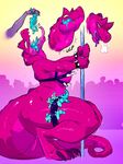  breasts digital_media_(artwork) dragon female hi_res interstellar_demon_stripper kaijucrush oral_vore reptile rick_and_morty saliva scalie size_difference voluptuous vore 