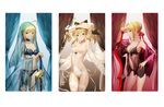  :&gt; aestus_estus ahoge armpits arms_up artoria_pendragon_(all) babydoll bare_shoulders black_babydoll black_panties blonde_hair blue_bra blue_panties blush bra braid breasts choker cleavage closed_mouth commentary_request contrapposto covered_navel cowboy_shot curtains eyebrows_visible_through_hair fate/extra fate/grand_order fate/stay_night fate_(series) from_side gradient green_eyes hair_bun hair_ribbon hand_on_hip holding holding_sword holding_weapon leotard lingerie looking_at_viewer medium_breasts multiple_girls nero_claudius_(fate) nero_claudius_(fate)_(all) off_shoulder panties planted_sword planted_weapon ponytail profile red_panties red_ribbon ribbon saber saber_lily salmon88 see-through short_hair sidelocks small_breasts smile standing sword thighhighs thighs underwear underwear_only veil weapon white_legwear 