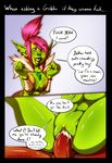  2017 breasts clothing comic cum cum_in_pussy cum_inside duo english_text female female_focus goblin green_skin hair humanoid male male/female penetration penis pink_hair pussy solo_focus svenners text vaginal vaginal_penetration video_games warcraft 