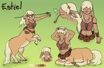  breasts centaur cleavage clothed clothing corset dungeons_&amp;_dragons equine equine_taur flower fringe fur hair jewelry lingerie long_ears long_hair mammal melee_weapon necklace pipe plant polearm smoking spear taur weapon white_fur zwijgen 