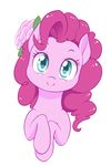  2017 blue_eyes dstears earth_pony equine eyelashes female feral friendship_is_magic hair hooves horse looking_at_viewer mammal my_little_pony pink_hair pinkie_pie_(mlp) pony simple_background smile solo white_background 