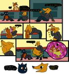  ! ? abdominal_bulge acid anthro bulge canine cat clothing comic confusion digestion english_text eyes_closed feline fluffy fox gregg_(nitw) looking_down mae_(nitw) male male/male male_pred male_prey mammal neck_bulge night_in_the_woods nitw open_mouth oral_vore passionateinferno prowler simple_background smile stomach stomach_acid surprise swallowing teeth text vore ych 