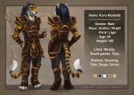  anthro armor felid fur hi_res hybrid khajiit kovu_muabdib liger lion lutti male mammal pantherine the_elder_scrolls tiger video_games 