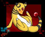  ampharos anus blush female feral masturbation nintendo nude open_mouth pok&eacute;mon pok&eacute;mon_(species) pussy pussy_juice saliva solo the_crab_mage tongue tongue_out vaginal vaginal_masturbation video_games white_belly 