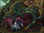  corruption d3monstar demon dragon forced male monster penis rape sex tentacles worm 