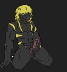  anthro black_wargreymon blackwargreymon digimon digital_media_(artwork) dragon grin male markings naughty_face nude penis reptile scalie sketch smile solo 