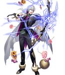  bangs fire_emblem fire_emblem_heroes fujiwara_ryo full_body highres joker_(fire_emblem_if) male_focus official_art solo transparent_background 