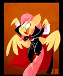  costume equine female fluttershy_(mlp) fluttershythekind friendship_is_magic mammal my_little_pony pegasus solo vampire vampony wings 