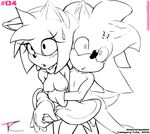  amy_rose bangs breasts clothing confusion intersex invalid_tag penis sonic_(series) sonic_the_hedgehog surprise tc 