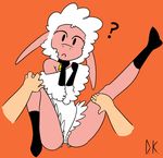  2017 anthro butt caprine desertkaiju digital_media_(artwork) duo female first_person_view human human_on_anthro interspecies leggy_lamb looking_at_viewer male mammal open_mouth sheep simple_background solo solo_focus spread_legs spreading wool 