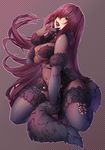  bodysuit fate/grand_order rico_(game00985) scathach_(fate/grand_order) tail thighhighs 