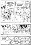  &lt;3 2017 angry anthro arctic_fox avian bird breasts canine chicken comic convenient_censorship cookie_(furryfight_chronicles) daigaijin dialogue dog english_text eyewear female fenny_(furryfight_chronicles) fox furryfight_chronicles happy kangaroo lagomorph male mammal marsupial muko rabbit rodent roora showering squirrel sunglasses text wolf 