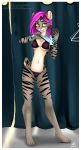  cellphone clothing feline female hanger lingerie mammal phone saber-toothed_cat selfie solapi_(artist) solo 