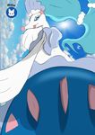  big_butt butt butt_shot fin marine mock mocking nintendo pinup pok&eacute;mon pok&eacute;mon_(species) pose primarina realistic_background richmanwolf seaside solo sun tongue video_games waifu 