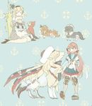  akashi_(kantai_collection) animal animalization aquila_(kantai_collection) beak beret bird blank_eyes blonde_hair blush blush_stickers closed_eyes clothed_animal crown dog dress eagle graf_zeppelin_(kantai_collection) hat italia_(kantai_collection) itomugi-kun kantai_collection kneeling littorio_(kantai_collection) long_hair multiple_girls pink_hair richelieu_(kantai_collection) roma_(kantai_collection) sigh sitting smug warspite_(kantai_collection) wings 