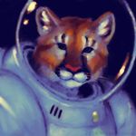  2014 ambiguous_gender cougar feline mammal misterkittens solo spacesuit 