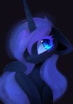  2017 blue_eyes cosmic_hair digital_media_(artwork) equine eyelashes female feral friendship_is_magic horn magnaluna mammal my_little_pony princess_luna_(mlp) simple_background solo unicorn 