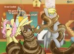  2017 coiling derpy_hooves_(mlp) equine fan_character female fluffyxai fluttershy_(mlp) forked_tongue friendship_is_magic horse hypnosis male mammal mind_control my_little_pony pegasus pony reptile scalie snake tongue wings xaigatomon xaipony_(artist) 