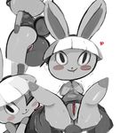  &lt;3 animal_crossing anthro anus blush bonbon_(animal_crossing) bottomless butt butt_grab clothed clothing duo faceless_male female female_focus hair hand_on_butt lagomorph legs_up looking_at_viewer low-angle_view male male/female mammal motion_lines multiple_poses n0ncanon nintendo one_eye_closed pose pussy rabbit shaking simple_background solo_focus spot_color standing trembling video_games white_background 