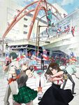  gatchaman_crowds heels landscape megane seifuku tagme 