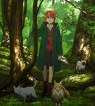  1girl hatori_chise mahou_tsukai_no_yome red_hair screencap short_hair stitched 