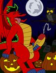  american_dragon:_jake_long avian balls bird branch cemetery claws cum cumshot disney dragon ejaculation feet food fruit halloween holidays jack-o-lanterns jake_long male masturbation moon orgasm owl paws penis pumpkin sitting tbfm tongue united_states_of_america wings 