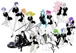  alexandrite_(houseki_no_kuni) amethyst_(houseki_no_kuni) androgynous benitoite_(houseki_no_kuni) black_footwear black_gloves black_hair black_legwear black_neckwear black_shorts blonde_hair blue_eyes blue_hair bort braid diamond_(houseki_no_kuni) elbow_gloves euclase_(houseki_no_kuni) everyone gem_uniform_(houseki_no_kuni) gloves goshenite_(houseki_no_kuni) green_eyes green_hair hair_rings heterochromia highres houseki_no_kuni hug hug_from_behind jade_(houseki_no_kuni) kneehighs labcoat long_hair low_twintails morganite_(houseki_no_kuni) multicolored_hair multiple_others necktie neptunite_(houseki_no_kuni) p_s pink_eyes pink_hair purple_eyes purple_hair red_beryl_(houseki_no_kuni) rutile_(houseki_no_kuni) sewing shirt short_hair short_sleeves shorts siblings side_ponytail silver_eyes silver_hair smile sparkle sword thighhighs twins twintails two-tone_hair uniform weapon white_gloves white_legwear white_shirt yellow_diamond_(houseki_no_kuni) yellow_eyes zircon_(houseki_no_kuni) 