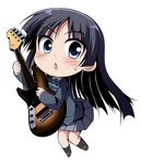  akiyama_mio bad_id bad_pixiv_id black_hair blue_eyes celebi_ryousangata hime_cut k-on! long_hair school_uniform skirt socks solo 