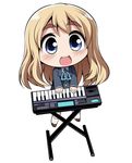  bad_id bad_pixiv_id blonde_hair blue_eyes celebi_ryousangata instrument k-on! keyboard_(instrument) kotobuki_tsumugi long_hair school_uniform socks solo 