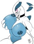  2017 anthro big_breasts blue_eyes breast_lick breasts collar female huge_breasts lactating legendary_pok&eacute;mon licking looking_at_viewer lugia milk monochrome nintendo pok&eacute;mon pok&eacute;mon_(species) sketch solo tongue tongue_out video_games zwitterkitsune 