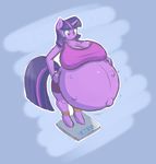  ankle_bands anthro big_breasts breasts clothed clothing forfun41 friendship_is_magic huge_breasts hyper hyper_breasts hyper_pregnancy my_little_pony pregnant scale shorts twilight_sparkle_(mlp) 