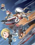  :d :o afloat animal_ears binoculars black_legwear brave_witches brown_hair capelet character_request chibi commentary_request creator_connection crossover dog_ears dog_tail dual_wielding edytha_rossmann erica_hartmann fairy_(kantai_collection) flight_deck flying from_above garrison_cap gertrud_barkhorn graf_zeppelin_(kantai_collection) gun gundula_rall hat heavy_machine_gun holding iron_cross kantai_collection kneeling light_brown_hair long_hair looking_up machine_gun machinery military military_uniform minigirl minna-dietlinde_wilcke multiple_girls necktie ocean open_mouth pantyhose peaked_cap purple_eyes short_hair silver_hair size_difference sketch smile steed_(steed_enterprise) strike_witches striker_unit tail turret twintails uniform v-shaped_eyebrows waltrud_krupinski weapon wind world_witches_series 