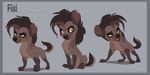  2017 black_hair black_nose digital_media_(artwork) fan_character female feral fisi_(kitchiki) hair hyena kitchiki lion_guard mammal paws sitting solo standing 