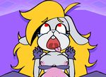  2017 ahegao animated anthro blonde_hair bouncing_breasts breasts broodals clothing female fucked_silly gloves hair harriet_(mario) lagomorph legwear long_ears long_hair looking_pleasured lying mammal mario_bros minus8 navel nintendo nipples nude on_back open_mouth rabbit red_eyes sex short_stack solo spread_legs spreading super_mario_odyssey tears tongue tongue_out video_games 