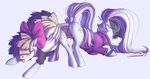  2017 anal anal_penetration anus blush butt clothed clothed_feral clothing coloratura_(mlp) cutie_mark dildo dock double_dildo duo earth_pony equine feathered_wings feathers female feral friendship_is_magic hair hair_bow hair_ribbon hi_res horse mammal multicolored_hair my_little_pony pegasus penetration ponsex pony pussy pussy_juice ribbons sex_toy simple_background songbird_serenade_(mlp) tongue tongue_out two_tone_hair wings 