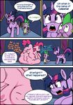  2017 comic cutie_mark dialogue dragon earth_pony english_text equine eyes_closed female feral friendship_is_magic green_eyes group hair hi_res horn horse mammal my_little_pony open_mouth pink_hair pinkie_pie_(mlp) pony purple_eyes shrabby sleeping sound_effects spike_(mlp) starlight_glimmer_(mlp) text vore winged_unicorn wings zzz 