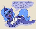  2017 dialogue english_text equine feral friendship_is_magic hair horn mammal marsminer my_little_pony princess_luna_(mlp) text winged_unicorn wings young 
