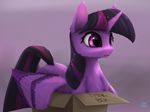  2017 box digital_media_(artwork) equine feathered_wings feathers female feral friendship_is_magic fur hair horn mammal my_little_pony noctilucent-arts purple_eyes purple_feathers purple_fur purple_hair simple_background solo twilight_sparkle_(mlp) winged_unicorn wings 