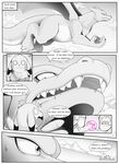  charizard comic dialogue fear macro micro monochrome nintendo pikachu pok&eacute;mon pok&eacute;mon_(species) s2-freak size_difference text video_games 