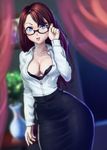  bra cleavage megane open_shirt xxnikichenxx 