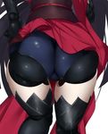  ass ass_focus beriko_(dotera_house) black_panties close-up commentary_request doll_joints fate/grand_order fate_(series) katou_danzou_(fate/grand_order) mecha_musume panties thighhighs underwear white_background zettai_ryouiki 