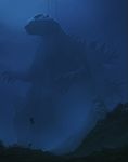  bubble dinosaur diver diving_gear giant_monster godzilla godzilla_(series) kaijuu monster mutant ocean toho_(film_company) water 