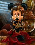  bedroom_eyes clothing cosplaying disney female half-closed_eyes jewelry leia_organa mammal minnie_mouse mouse rodent seductive solo star_wars 